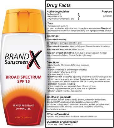 sunscreen label and drug facts